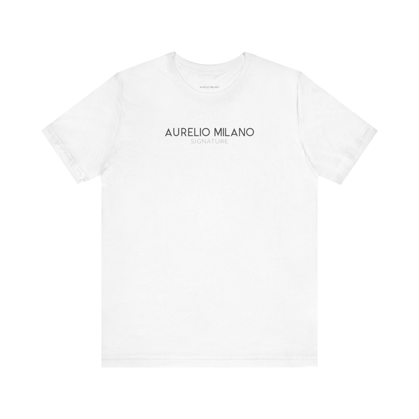 Aurelio Milano Signature - Exklusives Unisex T-Shirt aus 100% Airlume Baumwolle