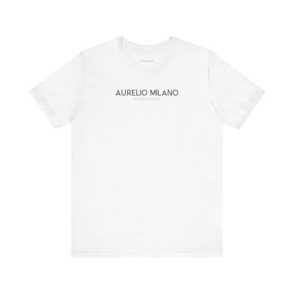 Aurelio Milano Signature - Exklusives Unisex T-Shirt aus 100% Airlume Baumwolle