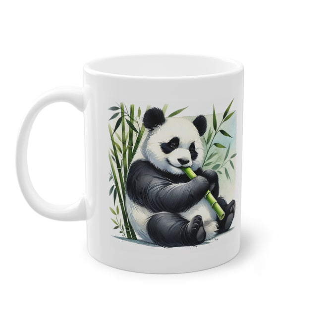 Panda Tasse – Niedlicher Panda mit Bambus