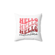 Hello Valentine Kissen – Dekoratives Design in Rosa & Rot – Perfekte Wohn-Deko zum Valentinstag