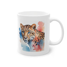 Aquarell Tasse - Leopard