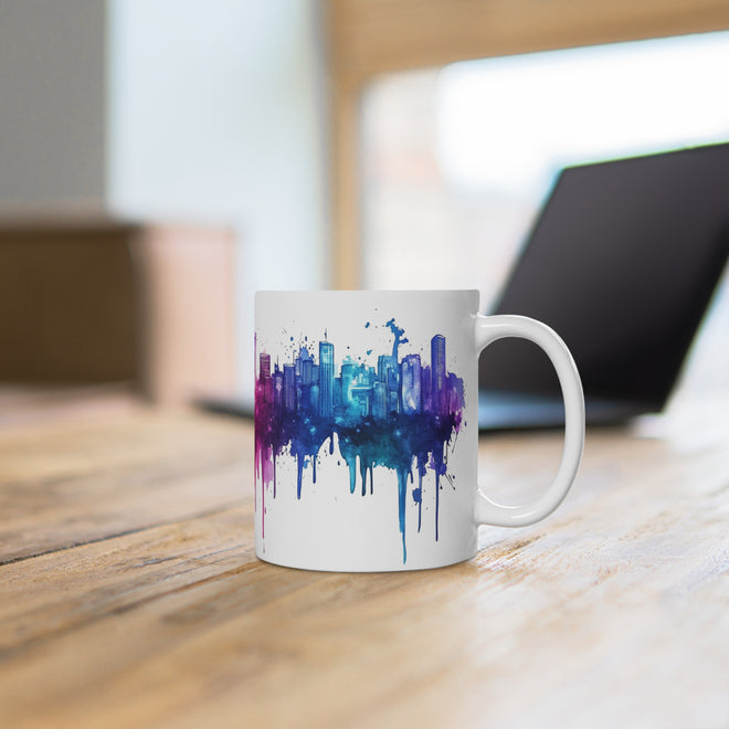 Rainbow Skyline - Tasse 🌇🌈