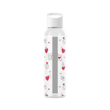 Romantische Wasserflasche mit Herzmotiv – BPA-frei, 650 ml – Perfektes Geschenk für Valentinstag