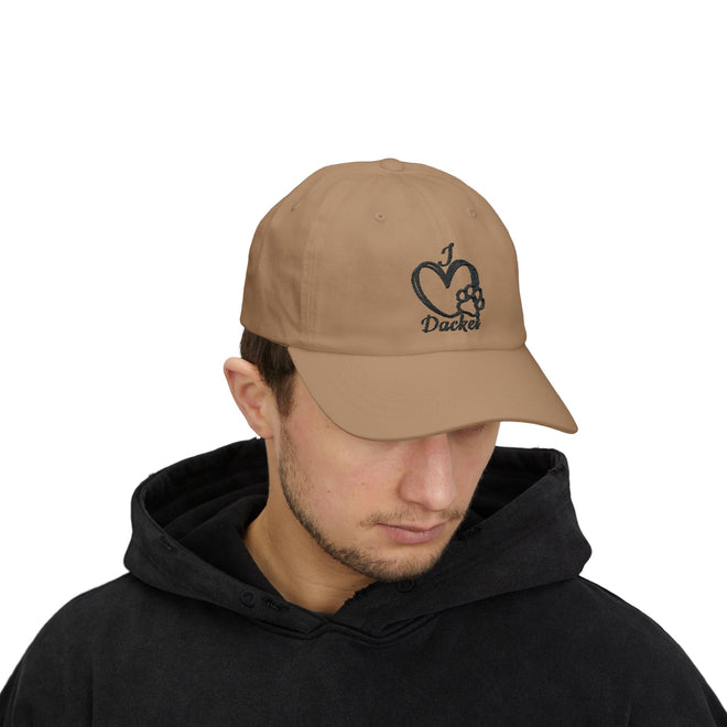 „I ♥ Dackel“ Cap – Der perfekte Begleiter für Dackelfans 🐾