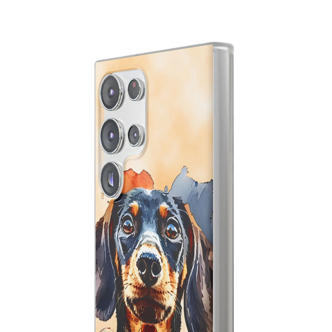 Aquarell-Dackel Handyhülle – Stilvoller Schutz für Ihr Samsung Galaxy 🐾