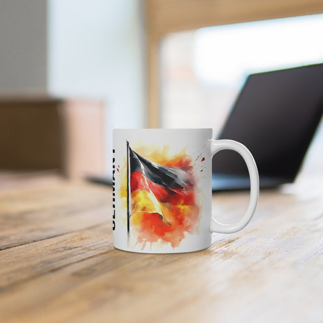 🇩🇪 Deutschland Tasse – Stylisches Design mit Deutscher Flagge 🇩🇪