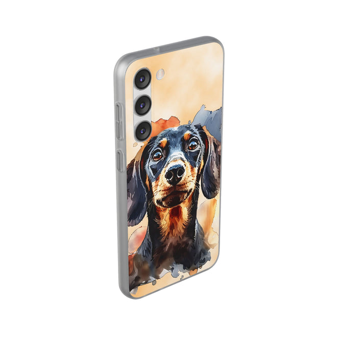 Aquarell-Dackel Handyhülle – Stilvoller Schutz für Ihr Samsung Galaxy 🐾