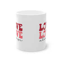 Love Always Tasse – Charmantes Design in Rosa & Rot – Perfekt für Valentinstag & Liebesgeschenke