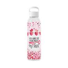 Wasserflasche "You Have Got The Key To My Heart" – Valentinstags-Edition