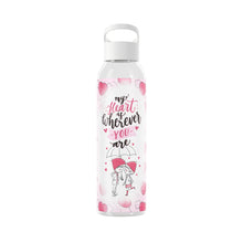 Wasserflasche "My Heart is Wherever You Are" BPA-frei