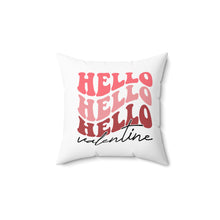 Hello Valentine Kissen – Dekoratives Design in Rosa & Rot – Perfekte Wohn-Deko zum Valentinstag