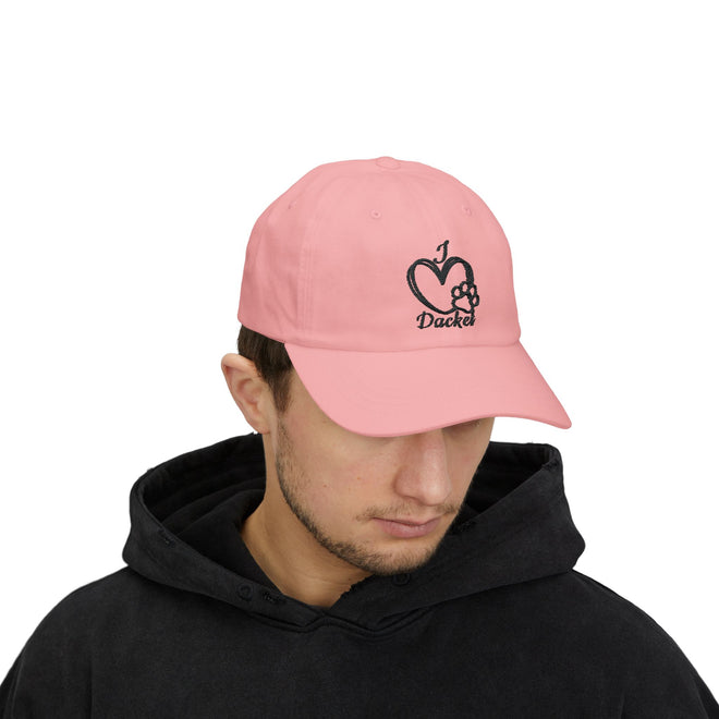 „I ♥ Dackel“ Cap – Der perfekte Begleiter für Dackelfans 🐾