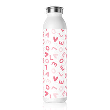 Edelstahl-Trinkflasche „Love Letters“ – Minimalistischer Charme für den Alltag