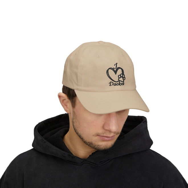 „I ♥ Dackel“ Cap – Der perfekte Begleiter für Dackelfans 🐾