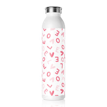 Edelstahl-Trinkflasche „Love Letters“ – Minimalistischer Charme für den Alltag