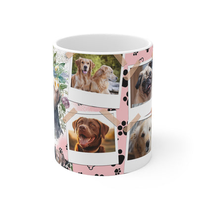 Dog Mom Fototasse mit 6 Ihrer Lieblingsbilder