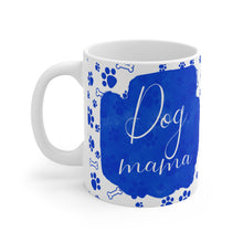 "Dog Mama“ Tasse – Blaue Pfoten & Hundeknochen Design – Perfekte Geschenkidee für Hundeliebhaber