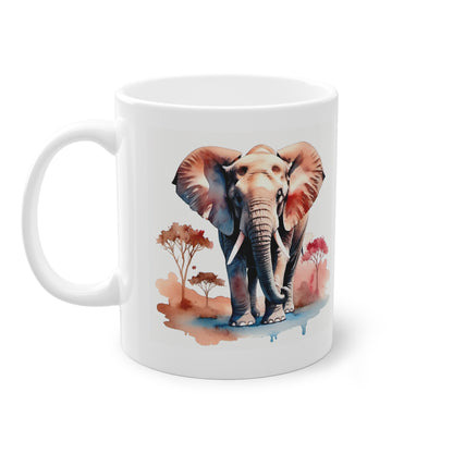 Aquarell Tasse - Elefant