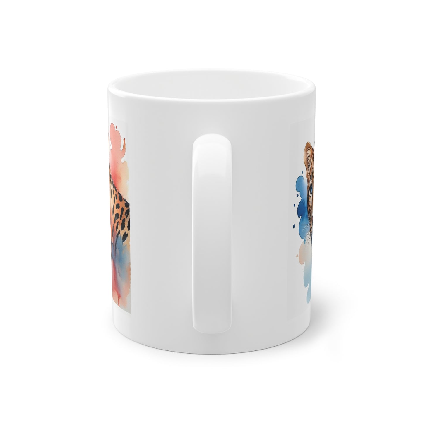 Aquarell Tasse - Leopard