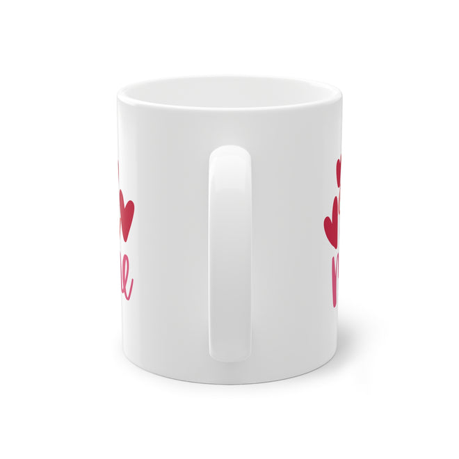 Be Mine Tasse – Liebesbotschaft mit Herz-Design in Rosa & Rot – Perfekt für Valentinstag & besondere Anlässe