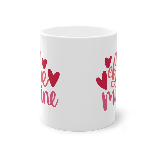 Be Mine Tasse – Liebesbotschaft mit Herz-Design in Rosa & Rot – Perfekt für Valentinstag & besondere Anlässe